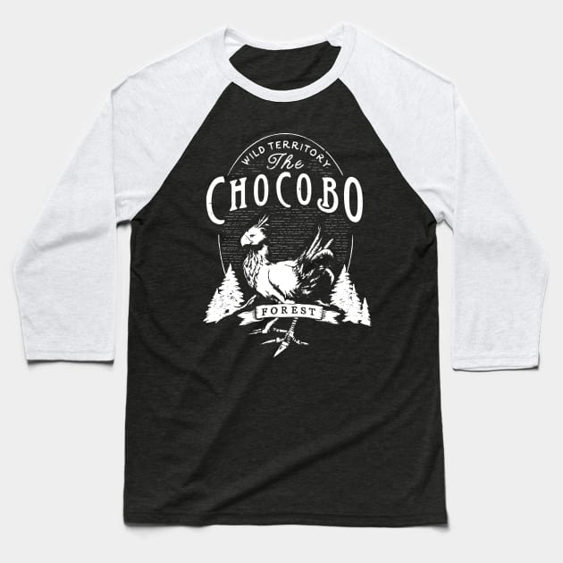 The Chocobo Forest Baseball T-Shirt by DesignedbyWizards